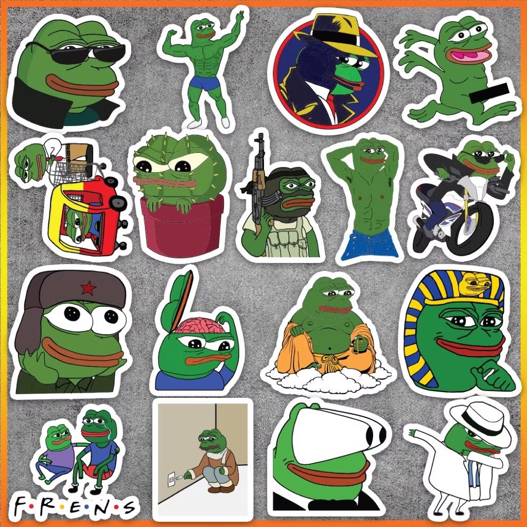 sticker crazy frog biến thể
