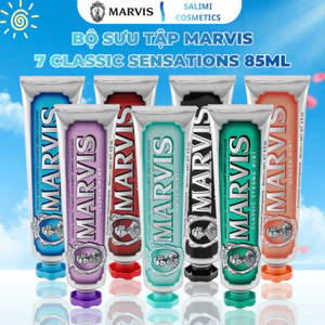 Bộ Sưu Tập Kem Đánh Răng Marvis 7 Classic Sensations 85ml – Hơi thở thơm mát, hỗ trợ trắng răng