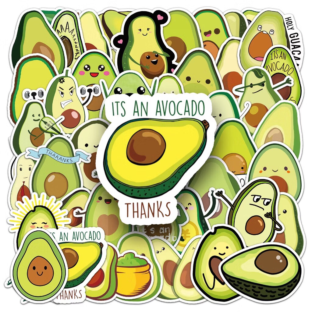 sticker bé bơ dễ thương