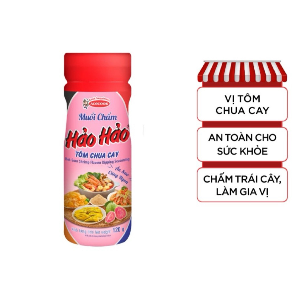 Combo 6 hộp muối hảo hảo chua cay Chấm Xoài Cóc Ổi Siêu Ngon, Combo Tiết Kiệm