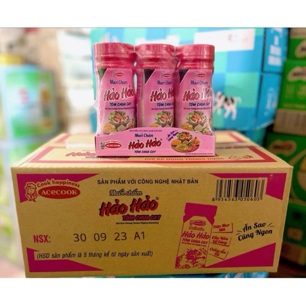 Combo 6 hộp muối hảo hảo chua cay Chấm Xoài Cóc Ổi Siêu Ngon, Combo Tiết Kiệm