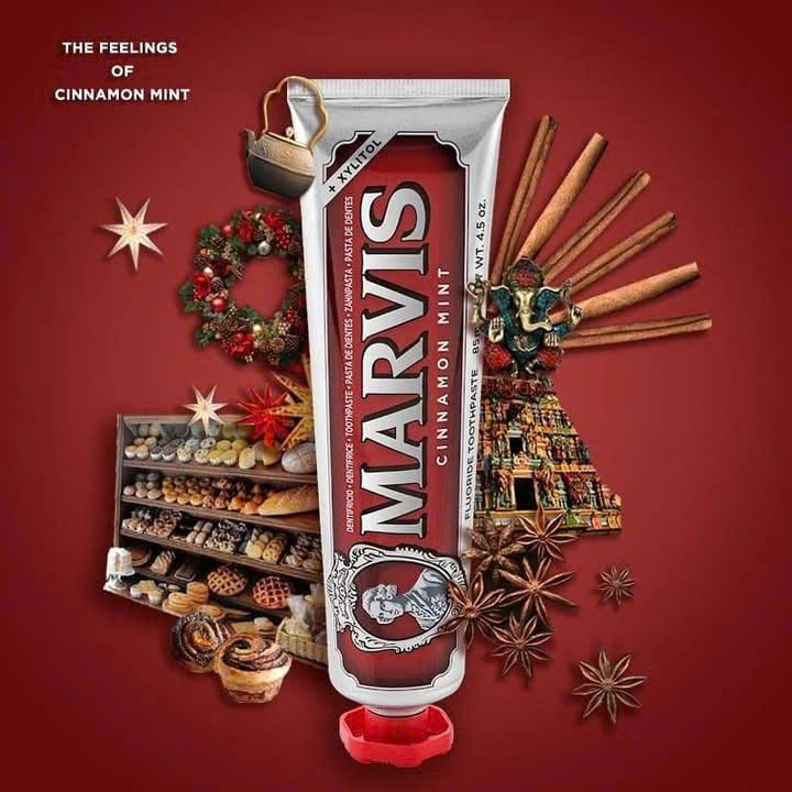 (Marvis chính hãng) Bộ Sưu Tập Kem Đánh Răng Marvis 7 Classic Sensations 85ml – Hơi thở thơm mát, hỗ trợ trắng răng