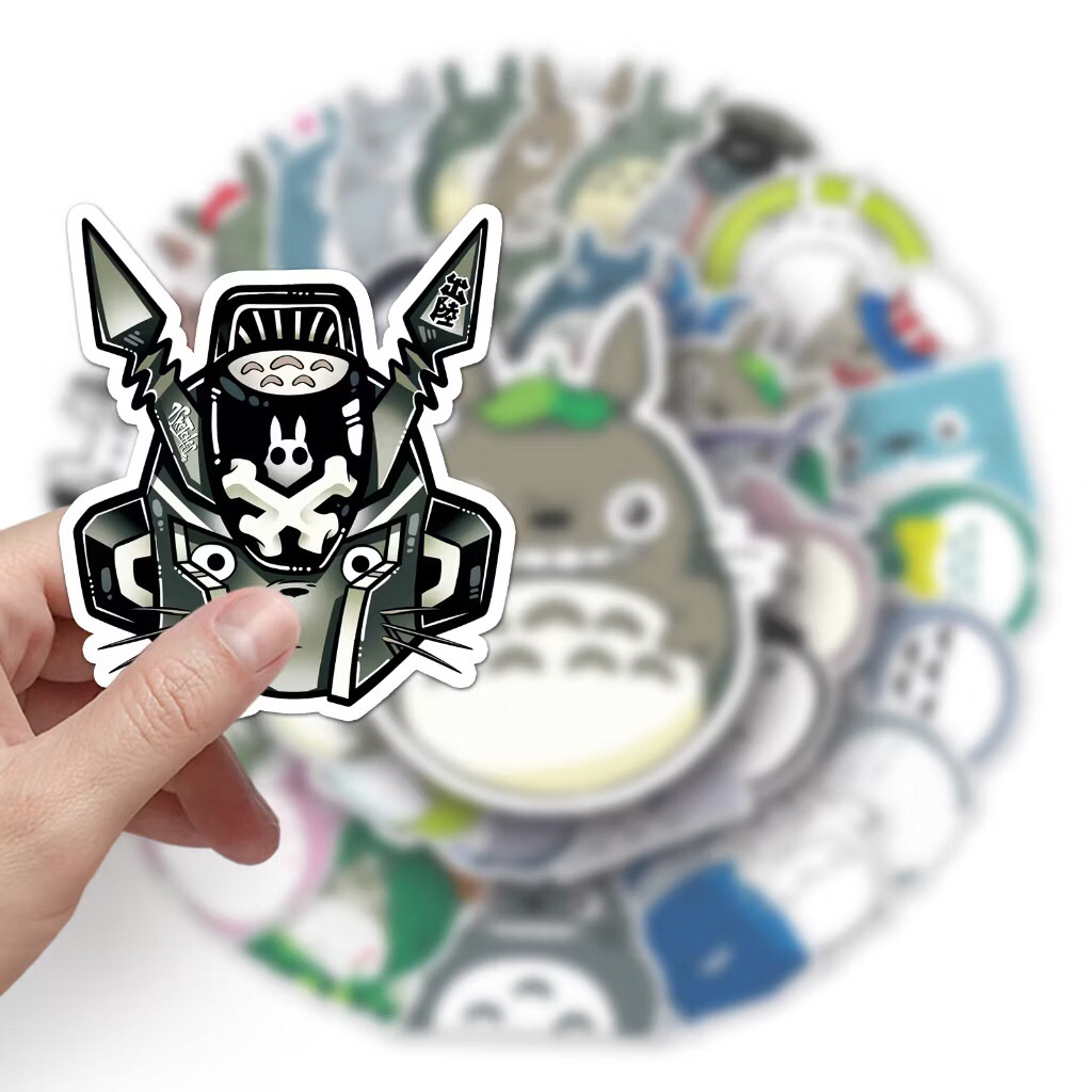 sticker bé gấu totoro ghibli