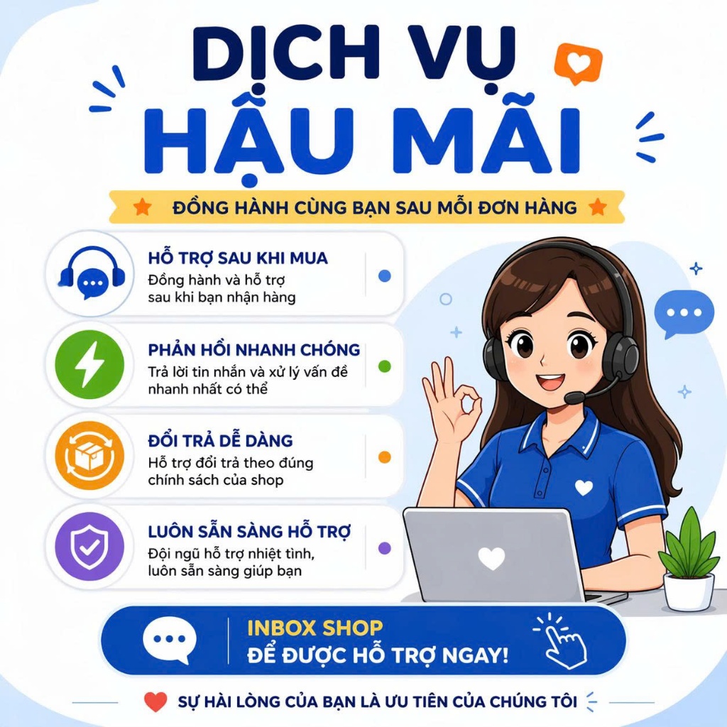 Dịch vụ hậu mãi sau bán , chăm sóc khách hàng