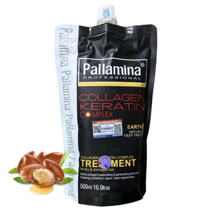 Dầu hấp ủ tóc Pallamina Keratin collagen siêu mềm mượt phục hồi tóc 500ml
