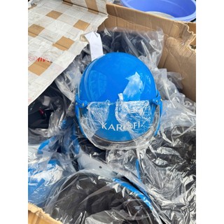 [Hỏa Tốc HCM] Nón Bảo Hiểm Karofi Xịn – Có Kính Che, Nhẹ, Đội Êm, Giá Tốt