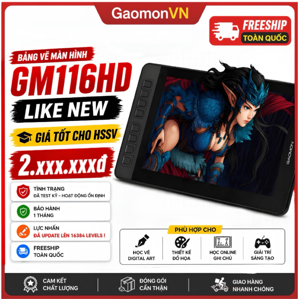 Gaomon - Bảng Vẽ Điện Tử Giá Tốt, Chính Hãng, Đảm Bảo | Shopee Việt Nam