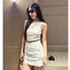 MIU.STUDIO • (Tặng kèm đai) Váy balỗ nữ dáng ngắn phong cách basic đơn giản -2 màu trẻ trung tôn dáng ,chất liệu thô mềm