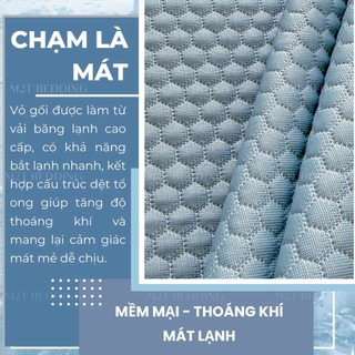 Vỏ gối nằm băng lạnh M2T BEDDING mềm mại, mịn màng, mát rượi, kích thước 48x74cm