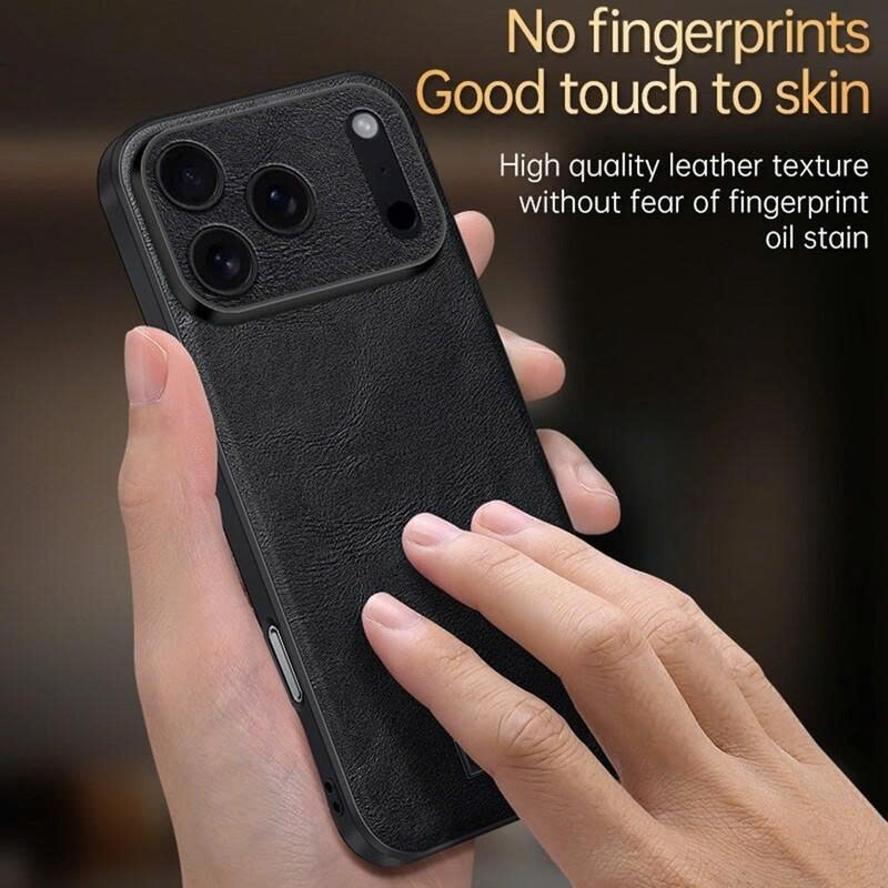 Ốp lưng da chính hãng SULADA chất liệu cao cấp - Bảo vệ camera IPhone 17Promax 16 15 14 13 12 11