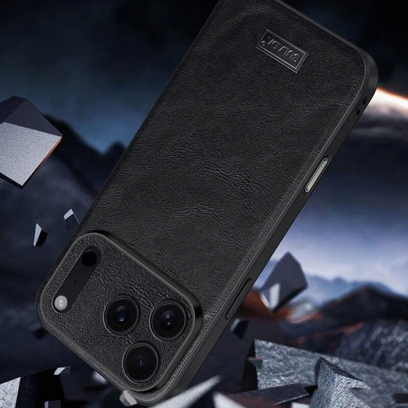 Ốp lưng da chính hãng SULADA chất liệu cao cấp - Bảo vệ camera IPhone 17Promax 16 15 14 13 12 11