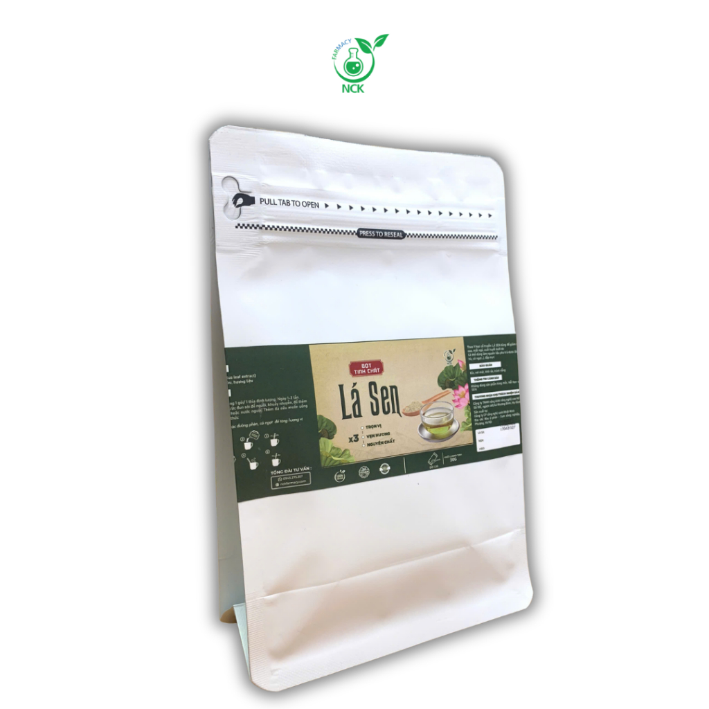 [NCK Farmacy] Bột Tinh Chất Lá Sen Nguyên Chất Hỗ Trợ Giảm Mỡ, Thanh Lọc Cơ Thể, Kiểm Soát Cân Nặng