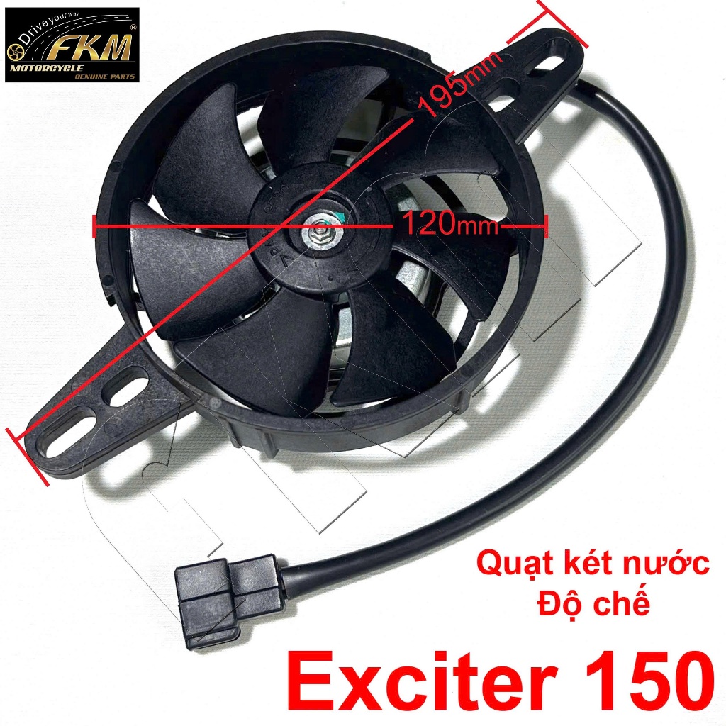 Quạt két nước Exciter 150 ĐỘ (Shop mới rất mong nhận được ủng hộ của ACE )