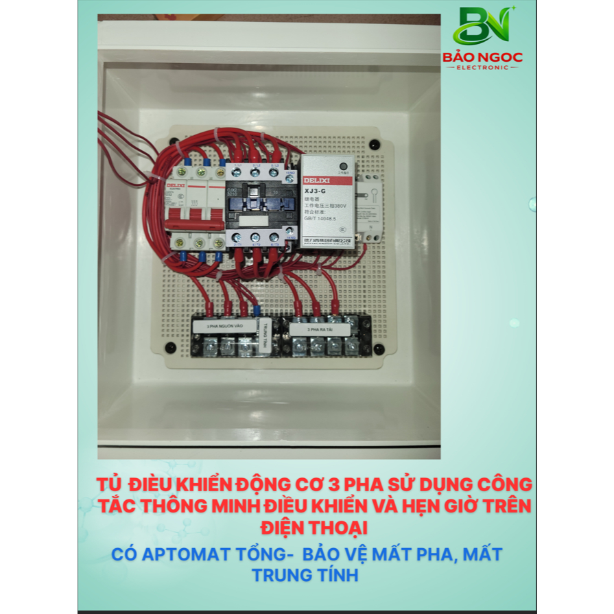 Bộ điều khiển Motor, tải 3pha từ xa 100 - 3000m dùng cho tải 3 pha công suất dưới 10kw(13HP)
