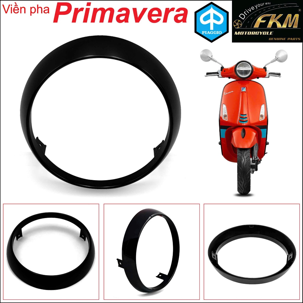 Viền đèn pha Vespa - Piaggio (Shop mới rất mong nhận được ủng hộ của ACE)