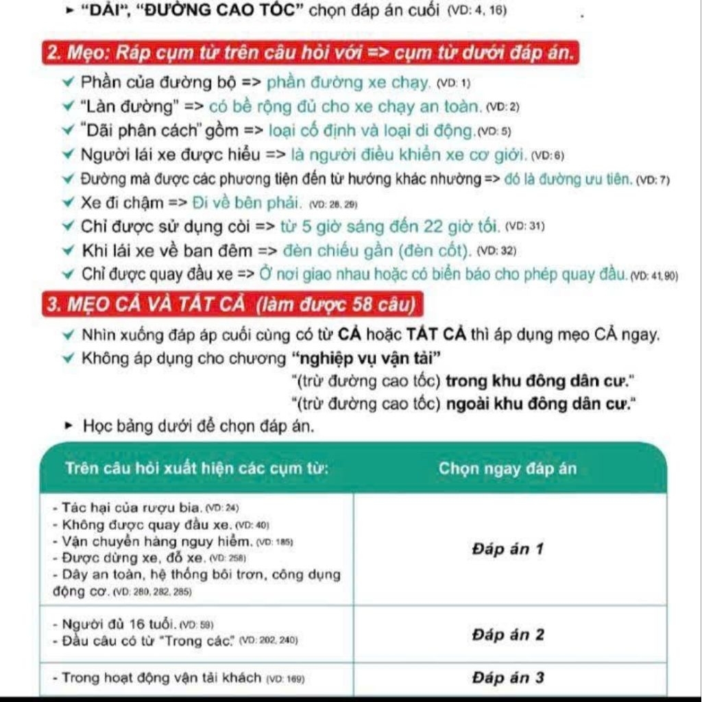 Sổ TAY MẸO GIẢI 120 TÌNH HUỐNG MÔ PHỎNG MỚI NHẤT 2026