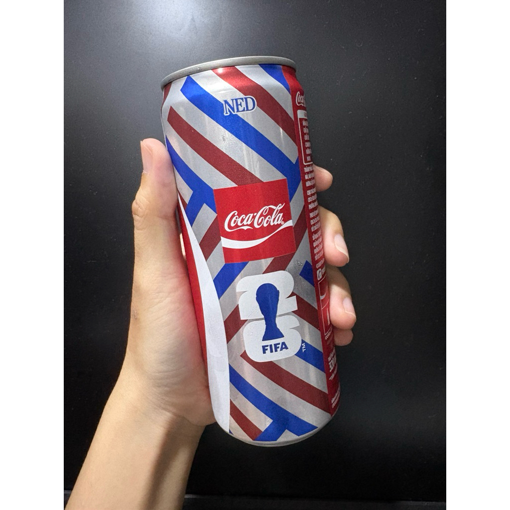 Lon Coca cola phiên bản đội tuyển Hà Lan (Memphis Depay, Virgil van Dijk,...) kỉ niệm world cup 2026