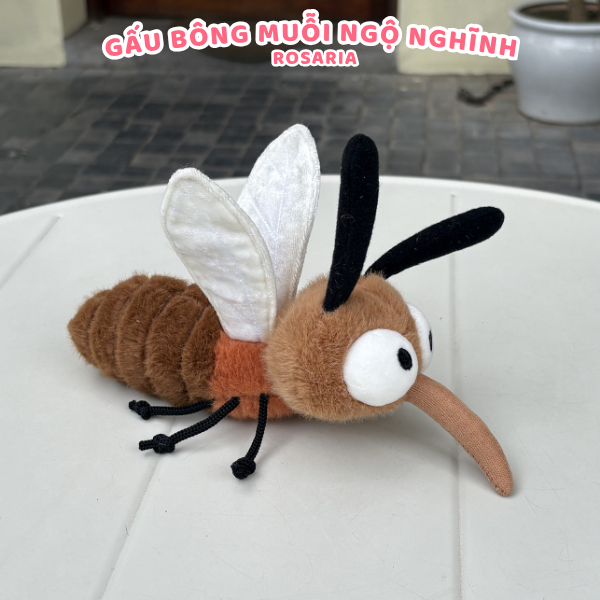 Thú Nhồi Bông Muỗi 25cm Chính Hãng – Gấu Bông Hình Muỗi Ngộ Nghĩnh, Chất Liệu Cao Cấp