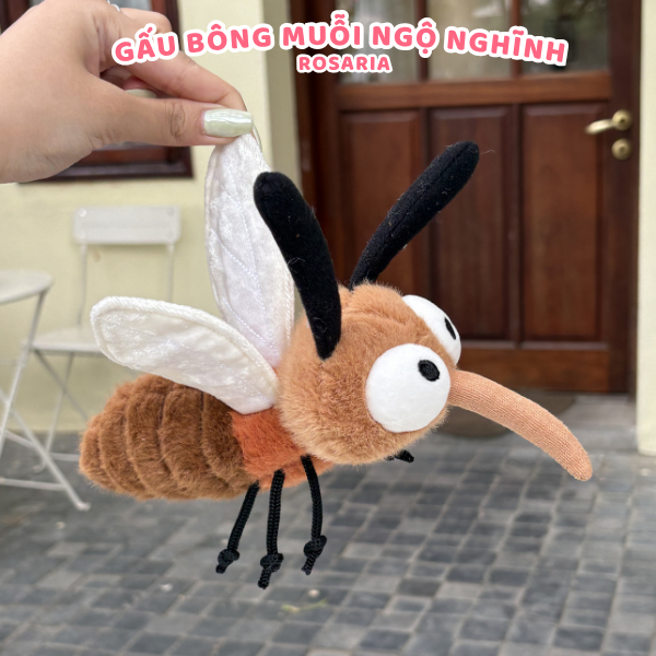 Thú Nhồi Bông Muỗi 25cm Chính Hãng – Gấu Bông Hình Muỗi Ngộ Nghĩnh, Chất Liệu Cao Cấp