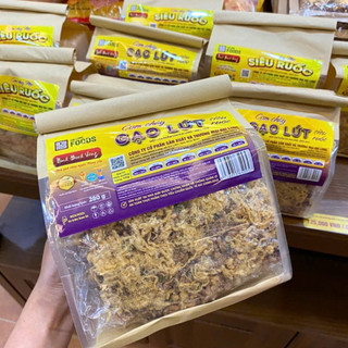 Cơm cháy gạo lứt - cơm cháy chà bông - túi 280gr - đồ ăn vặt - đặc sản truyền thống