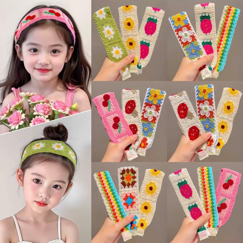 Băng đô dán mái [ 100 mẫu ] viền ren Leza làm gọn tóc Phong Cách Vintage