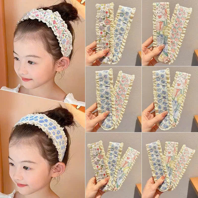 MOCA - Băng Đô Dán Mái Viền Ren Thiết Kế Mới. Phong Cách Hàn Quốc Nữ Tính, Xinh Xắn