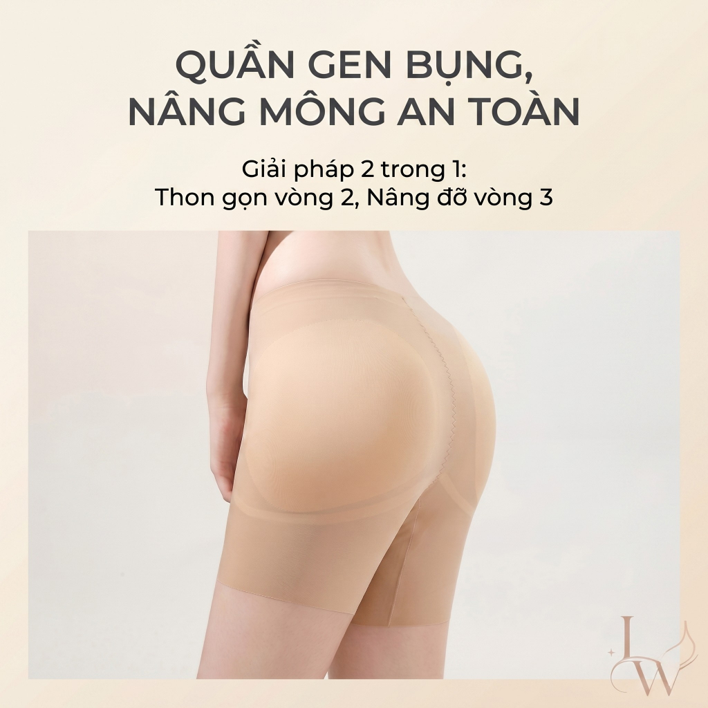 Quần Độn Mông Và Hông Q897 Nâng Mông Ôm Bụng Dưới Không Lộ Viền