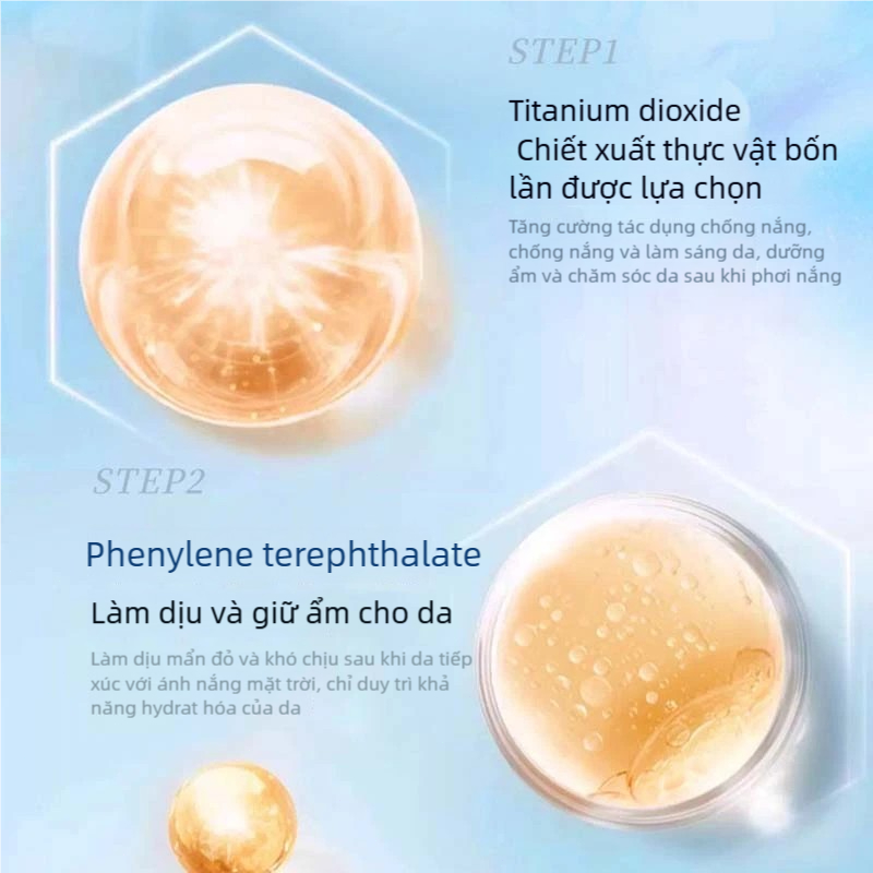 [MỚI HOT] Kem Chống Nắng Nâng Tone Sáng Hồng Tự Nhiên SPF50+ PA+++ Cho Mọi Loại Da 50g