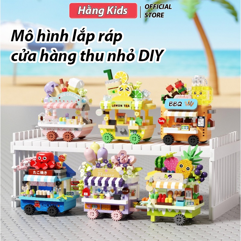 Mô Hình Lắp Ghép Cửa Hàng Thu Nhỏ DIY Siêu Xinh