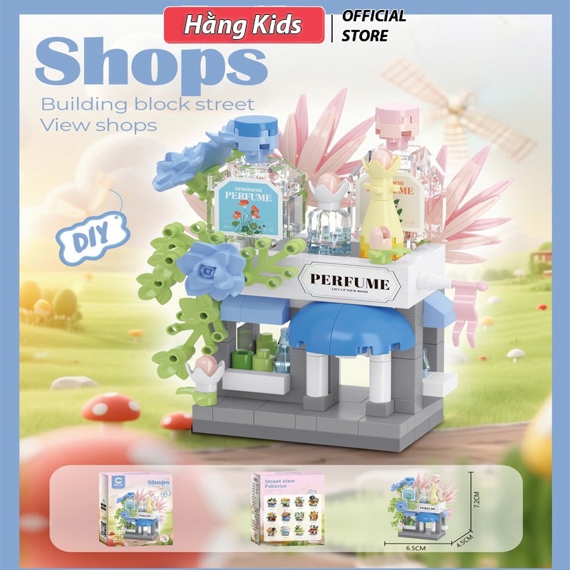 Mô Hình Lắp Ghép Cửa Hàng Thu Nhỏ DIY Siêu Xinh
