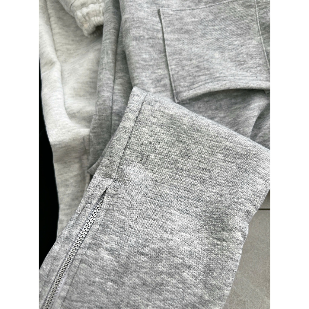 Quần Jogger Trơn Nam  LEXRONAN Khóa Zip  – Jogger Nỉ 2 Da Form Fit, Co Giãn, Mặc Mát, Dễ Phối Đồ #JGR01