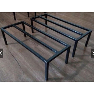Kệ sắt kê chậu cây.Rộng 15-20cm. Dài 50cm. Cao 10-15-20cm.hộp thép 14*14mm