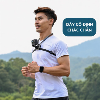 Vòng Đeo Cổ Telesin 2.0 Quick Cho Action Cam - Gắn Nhanh Insta360 GoPro Osmo Action | MAX 600mm Thoải Mái | Chính Hãng