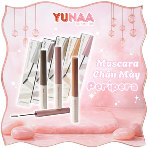 Mascara Lông Mày PERIPERA Speedy Skinny Browcara - Định Hình Chân Mày, Kháng Nước, Lâu Trôi