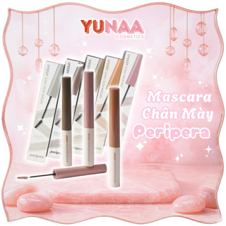 [Y383] Mascara Lông Mày PERIPERA Speedy Skinny Browcara - Định Hình Chân Mày, Kháng Nước, Lâu Trôi