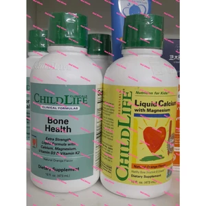 Liquid Calcium Bone Health with Magnesium - Canxi Dạng Nước ChildLife Mỹ - 473ml cho bé 6m-12y