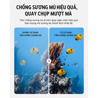 Vỏ Chống Nước Telesin Cho DJI Action 6 - Lặn Sâu Bảo Vệ Camera Chính Hãng | Quay Dưới Nước | Chống Áp Lực