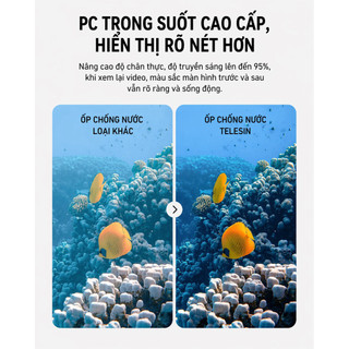 Vỏ Chống Nước Telesin Cho DJI Action 6 - Lặn Sâu Bảo Vệ Camera Chính Hãng | Quay Dưới Nước | Chống Áp Lực