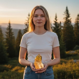 Đá Thạch Anh Vàng Kundalini Citrine