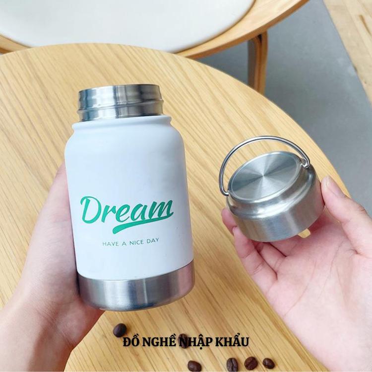 Bình cafe siêu giữ nhiệt Inox 2 lớp 304  dung tich  350ml giữ nhiệt đến 20h0-Mẫu mới nhất 2027