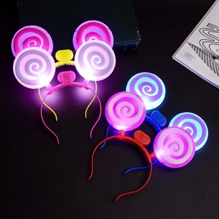 Xược ,bờm Băng đô có đèn phát sáng , Sáng Hóa Trang Dành Cho Halloween, Giáng Sinh, Trung Thu, Tiệc tùng , đèn trung thu
