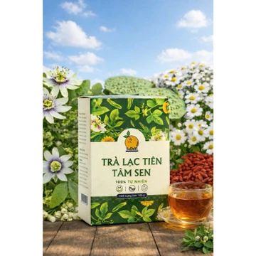 TRÀ LẠC TIÊN TÂM SEN – NGỦ NGON TÂM AN MỖI NGÀY Giảm Căng Thẳng Hỗ Trợ Cải Thiện Giấc Ngủ Tự Nhiên Trà Đình Lăng Lạc Tiê