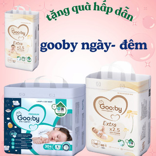 (TẶNG QUÀ) COMBO 2B Tã BỈM  DÁN/QUẦN GOOBY NGÀY / GOOBY ĐÊMHÀN QUỐC SIZE NB72/NB68/S54/M50/ M54/L50/XL48/XXL46/XXXL38
