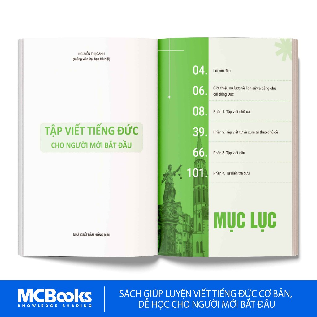 Sách - Tập Viết Tiếng Đức Dành Cho Người Mới Bắt Đầu