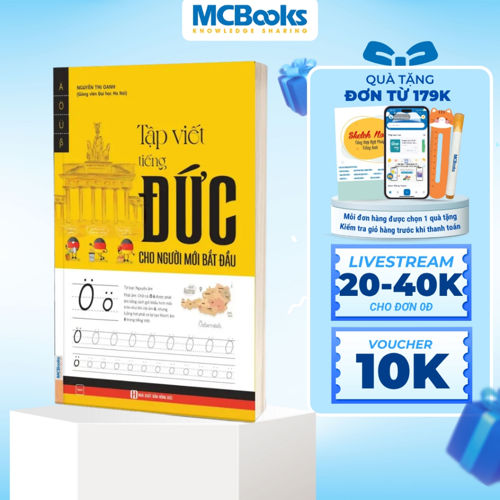 Sách - Tập Viết Tiếng Đức Dành Cho Người Mới Bắt Đầu