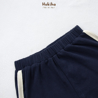 Bộ Quần Áo Ba Lỗ Phối Viền In Logo Cho Bé Trai, Bé Gái Hokiha Vải Cotton Mềm Mại, Co Giãn Size 8-17kg B101