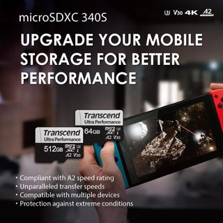 Thẻ nhớ MicroSDXC Transcend Ultra Performance 512GB A2 V30 U3 4K R160MB/s / W125MB/s (Xám) - Phụ Kiện Nhất Tín