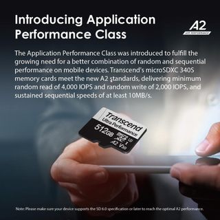 Thẻ nhớ MicroSDXC Transcend Ultra Performance 512GB A2 V30 U3 4K R160MB/s / W125MB/s (Xám) - Phụ Kiện Nhất Tín