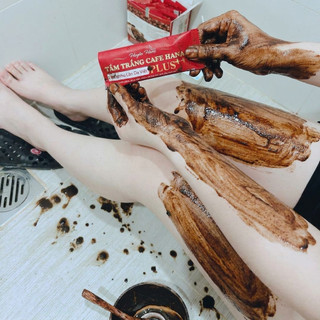 Tắm Trắng Cafe Than Hoạt Tính – Nhả Nắng ,Trắng da, Giảm Mụn– Huyền Hana (24 Gói)