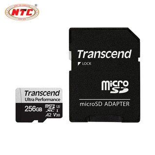 Thẻ nhớ MicroSDXC Transcend Ultra Performance 256GB A2 V30 U3 4K R160MB/s / W125MB/s (Xám) - Phụ Kiện Nhất Tín
